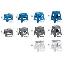 Arregui TB-027-A Sgabello Pieghevole Multiuso, 27 cm di altezza, blu