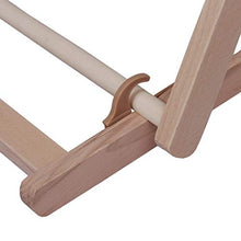 Kubi Sport - Sedia a sdraio da giardino pieghevole, in legno di faggio, colore: nero
