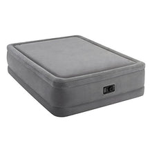 Intex 64468 Materasso, PVC, Grigio, Matrimoniale, 1.52m x 2.03m x 51cm