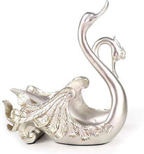 LIBOYUJU Cremagliera del Vino, cremagliera Decorazione Europea Swan Vino Creativo, Decorazioni per la casa, Semplice armadietto del Vino Moderno, Soggiorno Paio Resina Regalo-White