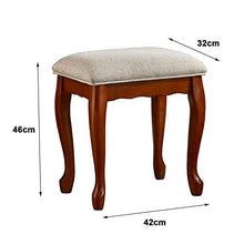 Vanity Benches Sgabello, Sgabelli per Il Trucco, Sgabello da Toeletta, Sgabello Pianoforte di Facile Montaggio, 46x32x42cm