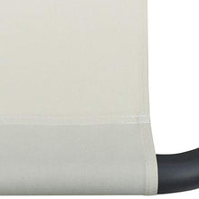 vidaXL Lettino da Giardino Crema 200x90 cm in Acciaio