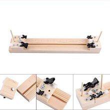 Namvo Wood Paracord Jig Braccialetto Braccialetto Maker Strumento Fai da Te per intrecciare Il Cavo del Paracadute Intreccio con matasse Fibbie libere 35 cm