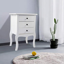 Comodino Comodino Comodino Bianco Adatto per Uso Interno Come Camera da Letto, Ufficio ECC. 48 X 34 X 70 Cm. per Soggiorno (Size:48 X 34 X 70; Color:White)