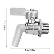 Yinuoday Birra Rubinetto Rubinetto in Acciaio Inox di Ricambio Distributore di Bevande Rubinetto Regolabile Rubinetto Della Birra Rubinetto per Homebrew Barile Vino Birra Bevanda Succo