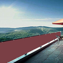 ZYFA Frangivista Telo frangivento Recinzione Copertura Balcone Protezione della Privacy Schermo Telo Oscurante Giardino Copri Ringhiera Balcone,Disponibile per Formati Personalizzati