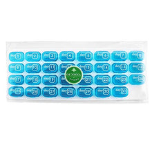 TOPBATHY Portapillole mensile Portatile 31 Giorni Medicine Tablet Storage Dispenser per Viaggi