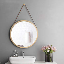 Z-LIANG Parete Rotondo Nordic Specchio a Parete Bagno Specchio Specchio da Toilette Trucco dello Specchio Bagno Decorazione Specchio Appeso