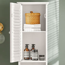 SoBuy mobile a colonna bagno salvaspazio Bianco Con Cassetti L32*A170*P30 cm, FRG236-W (Bianco)