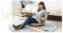 HongTeng Divani Giapponese Tatami Lazy Couch Sacchetto del Fagiolo Singolo Tempo Libero Sedia Camera da Letto bay Window Sedia Pieghevole 42 × 49 × 9 cm