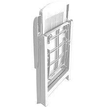 Vigor 9693610 Sedia in Polipropilene Bianca Tampa Poltrona Pieghevole