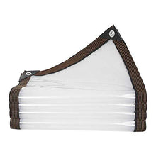GZHENH Telo Impermeabile Esterno Usato per Giardino Campeggio Protezione Solare A Prova di Vento Spessore 0,16 Mm Panno Ombra, Personalizzabile (Color : Chiaro, Size : 6x10m)