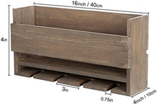 Hyzb Rustico Parete Wine Rack con 5 Red Wine Glasses bagagli, Supporto di legno di bottiglia di vino for Farmhouse Kitchen Decor, Galleggiare Vino Shelf Organizzatore for Living Room di visualizzazion