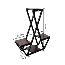 Fioriera Iron Art Flower Stand 4 Tier, Rack Multifunzione da Pavimento, Stand per Piante Multiple