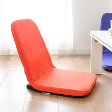 MeiMei Giapponese Lazy Couch Pieghevole Piccolo Divano Letto Singolo bay Window Bedrest Sedia (Color : Orange)
