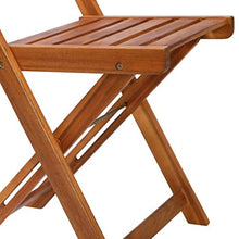 Festnigh Set 2 pz Sedie da Giardino Pieghevoli in Legno Massello di Acacia 40x51x80 cm