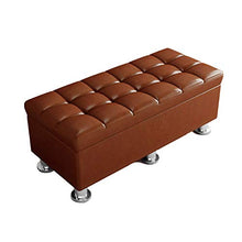 150 x 40 x 40 cm, grande sgabello per il cambio delle scarpe, per il centro commerciale di alta qualità, per il soggiorno, il divano, lo sgabello, la panchina (colore: marrone, dimensioni: medio)