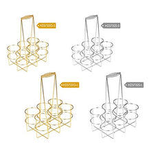 Weehey 6 Bottiglie di Birra Titolare Partito Birra cestello portabottiglie Vino Caddy Stand per Bar dell'hotel Bar Bottiglie di Birra Vino