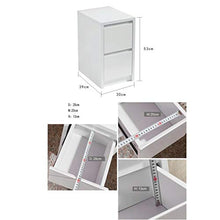AINIYF Comodino in Legno massello Armadietto Stretto Armadietto Comodino Armadietto a Pavimento Divano Laterale (Dimensioni: 39x30x53cm) (Color : Milky White)