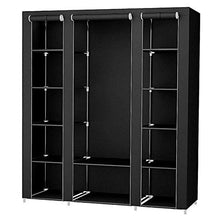 Sgualie - Armadio in tessuto non tessuto, 172 x 134 x 43 cm, 172 x 135 x 43 3 porte., France