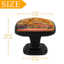 Acero d'autunno 4 PCS Pomelli per Porta, Pomolo per Mobile, Pomelli per Mobili con Viti, Maniglia per Armadietto, Pomelli per Porta, Pomelli per Cassetti per Porta, Armadio, Cassetto e Credenza