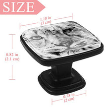 leopardo delle nevi 4 PCS Pomelli per Porta, Pomolo per Mobile, Pomelli per Mobili con Viti, Maniglia per Armadietto, Pomelli per Porta, Pomelli per Cassetti per Porta, Armadio, Cassetto e Credenza