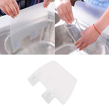 BESTonZON 1PC Resina Sucker Bacino Lavello Acqua Splash Guard Anti-Splash Splashproof Deflettore per Cucina di casa Bagno