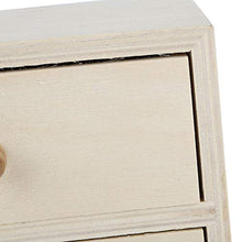 CUEA Scatola portaoggetti da Tavolo, utile Organizer in Legno, con cassetti Semplice Bello per Documenti Organizer Deposito Gioielli Home Office