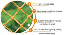 Protective net decoration / COPRIBAGAGLIAIO coperta Bambino Pet Stair Protezione Balcone Net antiurto recinto corda Kindergarten Net decorativi Tessuti a mano anti-goccia 50 millimetri rete a maglia c