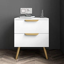 Comodini Camera da letto & Soggiorno Bianco Comodino-Comodino con 2 cassetti semplice camera da letto comodino Mini Locker Comodino con cassetto ( Colore : Bianca , Dimensione : 35X40X48CM )