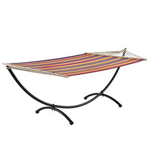 casa.pro] Amaca XXL con Telaio (Multicolore) (150 x 300 cm) Sedia sospesa/Dondolo sospeso/Amaca