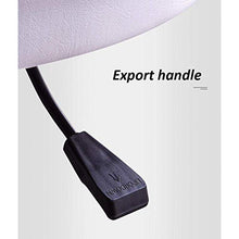 SXRDZ Massaggio Gambe Sgabello su rotelle, master Massaggio Scopare Sgabello con Brown sedile in pelle sintetica, Altezza regolabile 42-54 cm, peso 160 kg supportati, Scuola Outfitters Sgabello regola