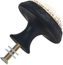 Modello leopardo luminoso giallo arancione Pomelli per Porta Set di 4 Pomelli per Mobili Manopole per Cassetti Cucina Armadio Vetro