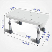 ZMDENG Sgabello for Bagno - Sgabello for Bagno in plastica Lavanderia Piccola panchina Toilette Antiscivolo Piede Sedia Poggiapiedi for Bambini Sgabello for Scarpe Cambio Sgabello Sgabello Quadrato