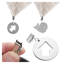 Clip per tovaglia decorativa 1pcs Nuovo tovaglia Pesi Pendente in acciaio inox Acciaio inossidabile 2.4mm Addensare Foglie di fiori Forma Tavolo antivento antiruggine per la festa nuziale pic-nic a ca