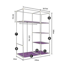 TYUIO Scaffale Scaffale Scaffale Scaffale Armadio Armadio portaoggetti (Dimensioni: 104x44x160CM) (Color : Colour A)