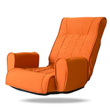 MeiMei Sedia del Computer della Sedia di Salotto del Balcone della Sedia del Balcone della Sedia del sofà piegante Giapponese del Singolo sofà (Color : Orange)
