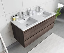 Badplaats B.V. Mobili da Bagno Angela 120cm Rovere Marrone - Armadio mobiletto lavabo Mobili Armadietto