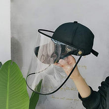PRETYZOOM Cappellino Visiera Trasparente Visiera Protettiva Visiera Protettiva Visiera Rimovibile Anti Sputo Anti Nebbia Visiera Cappello per Forniture da Cucina All'aperto