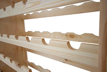 Len Mar.de - Scaffalatura in legno per bottiglie di vino, capienza 91 bottiglie, modello: RW-3-91