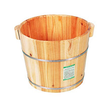 NUBAOgy Pediluvio in Legno, Pediluvio per Uso Domestico con Pediluvio, Vasca per Pediluvio, Pediluvio, Pediluvio, Botte di Abete Profumato, Regalo per La Casa, 30 Cm (Colore : B)