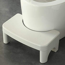 LZL Sgabello WC Sgabello Toilette vasino vasto Vaso Sgabello di aiuti Squat Sgabello adeguato Postura igienica per la Salute Vasino Tozzo (Color : White, Dimensione : Conventional)