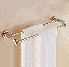 Portasciugamani bagno in acciaio inox 304 sospeso a parete doppio strato traforato da 60 cm (24 pollici) portasciugamani