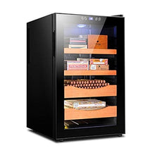 Armadio per Sigari Controllo della Temperatura E Idratante Armadio per Sigari Armadio per Sigari Elettronico Frigorifero Ice Bar Armadio per Vini Ripiano in Legno di Cedro Silenzioso A Risparmio