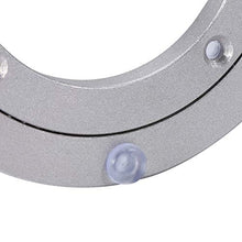 Niunion Cuscinetto da Tavolo, Heavy Duty in Lega di Alluminio con Cuscinetto Rotante Giradischi Tavolo da Pranzo Rotondo Piastra Girevole Liscia(4in)