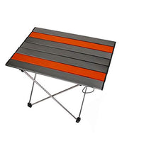 RWEAONT Tabella Pieghevole da Esterno Portatile Ultralight in Lega di Alluminio Mini Pieghevole Camping BBQ Sedia Coltivabile Computer Desk (Color : Medium)