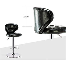 Poltrone Nubao Sgabello con poggiapiedi, Confortevole con Schienale Sedia da Pranzo Salone di Bellezza Aula Sala riunioni Altezza Regolabile Sgabello Bar (Colore: C, Dimensione: 63-83CM)