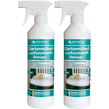Hotrega Detergente per mobili da giardino e plastica, in confezione da 2 flaconi da 500 ml (etichetta in lingua italiana non garantita)