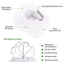 30Pezzi Ganci Adesivi,Trasparenti Gancio Autoadesivo Gancio Adesivo Bagno Ganci Portasciugamani Ganci da Parete per Bagno Cucina per Appendere Asciugamani,Vestiti,Chiavi,Cappelli etc(10kg Max)