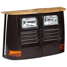 vidaXL Legno Massello di Mango Credenza Camion Grigio Scuro Armadietto Madia